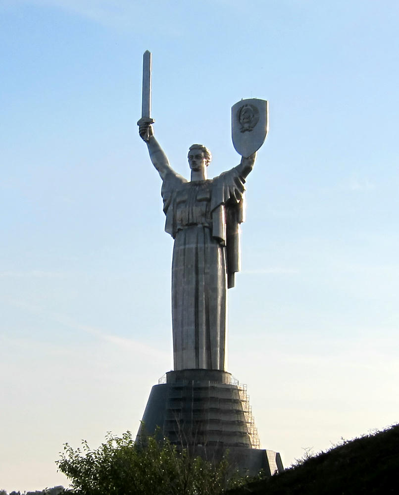 Motherland statue circa 2010